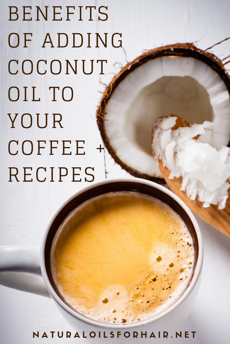 Coffee with Coconut Oil Natural Oils for Hair & Beauty